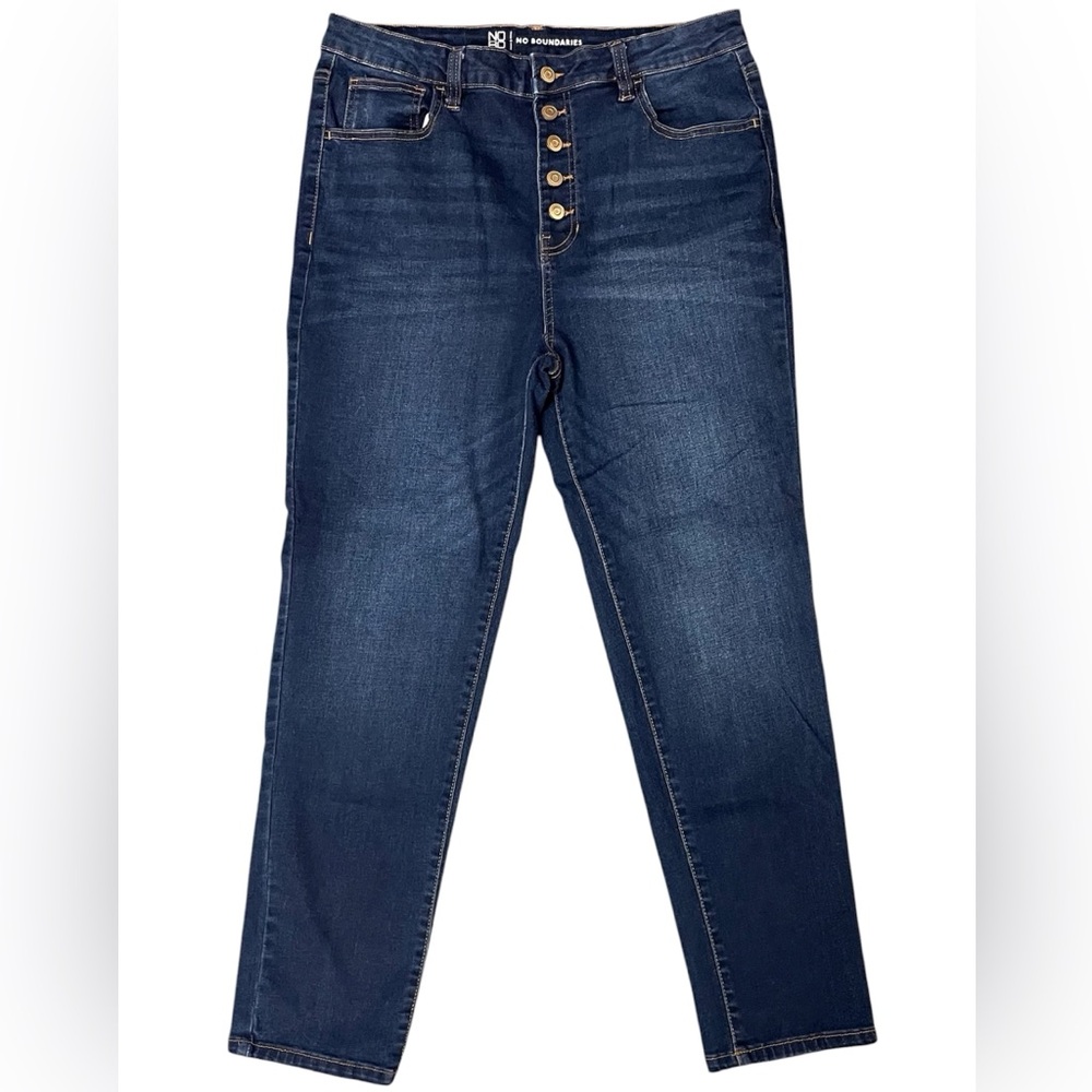 💖5 for $25💖 No Boundaries Juniors Jeans | Size 17 | Stretch Denim | Dark Wash